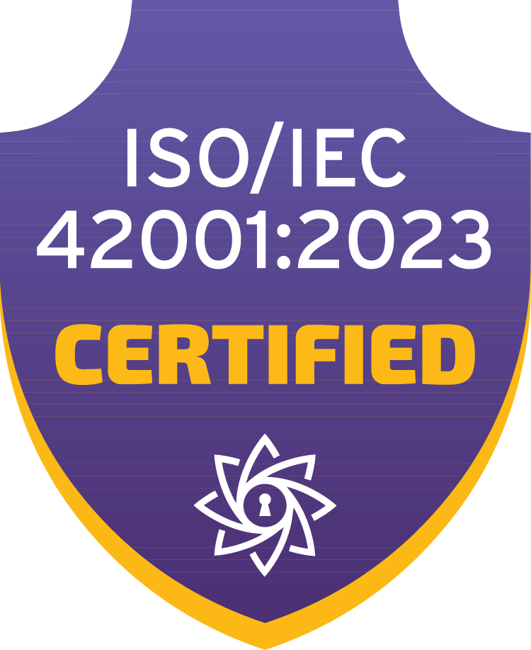 ISO/IEC 42001:2023 certified