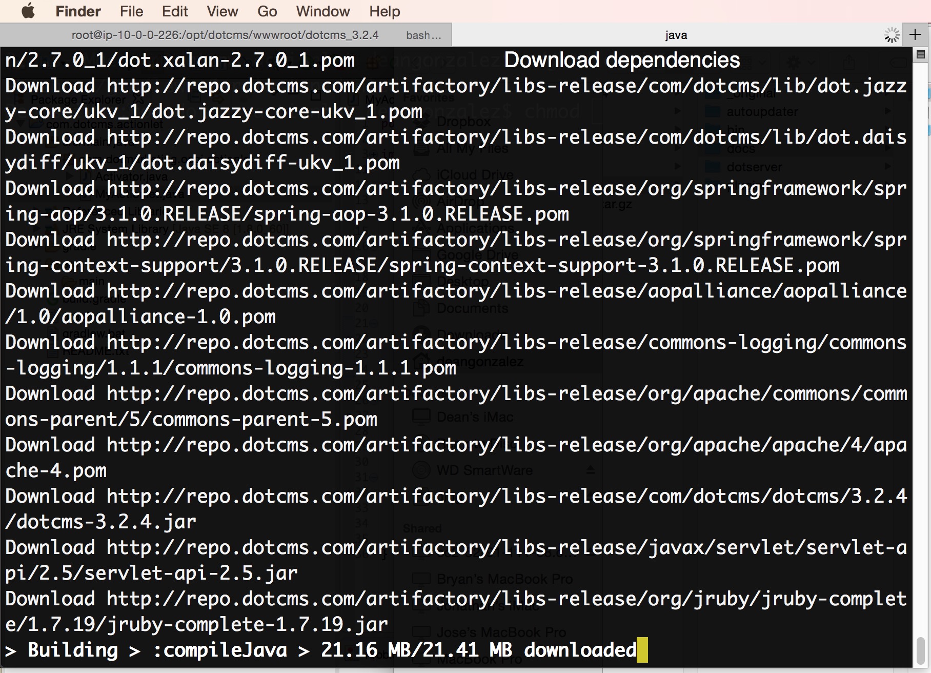 Download dependencies