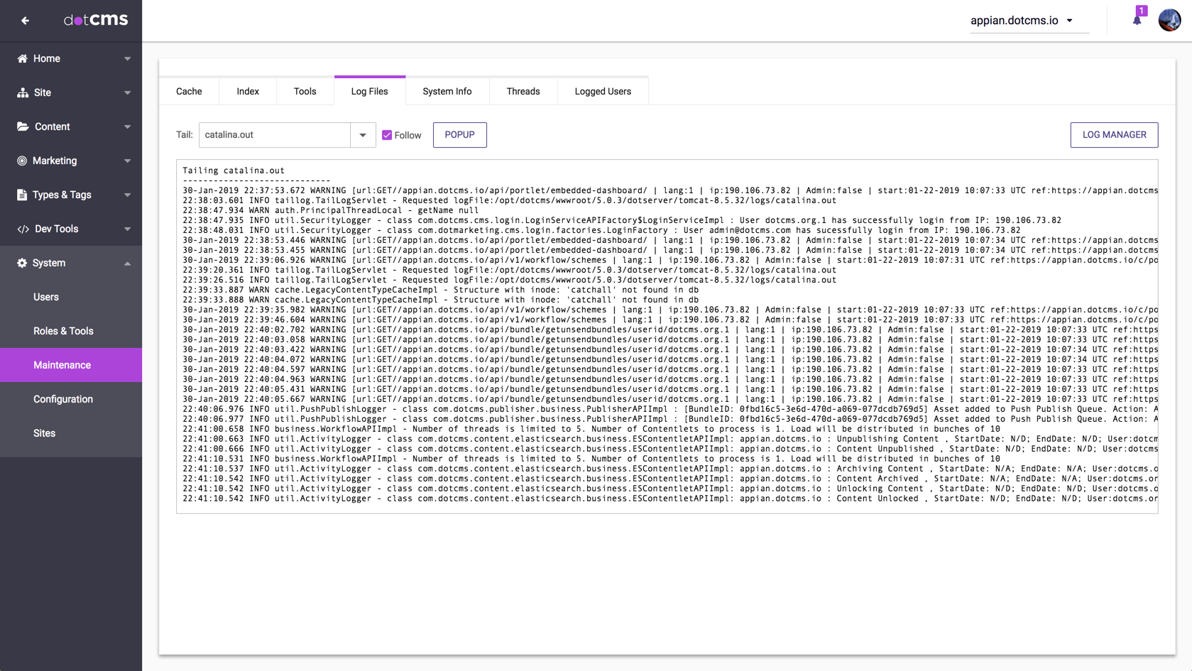 Log Files