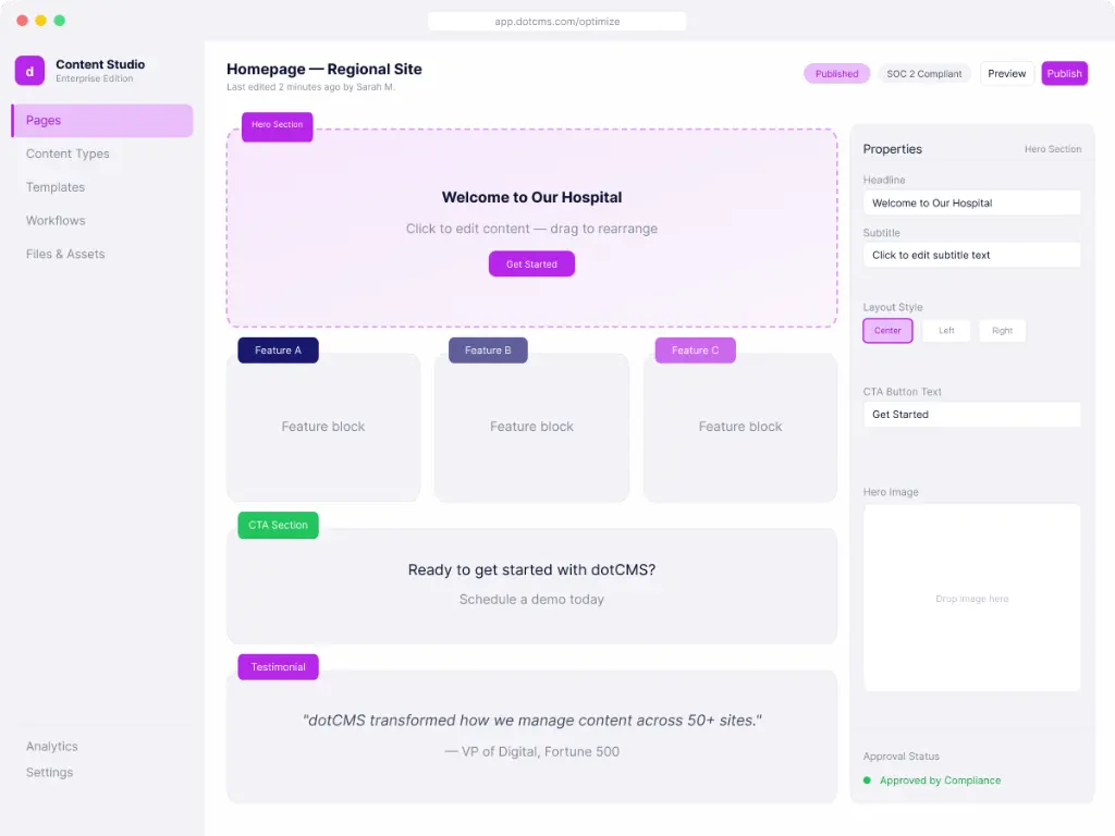 Complete dotCMS Platform Tour