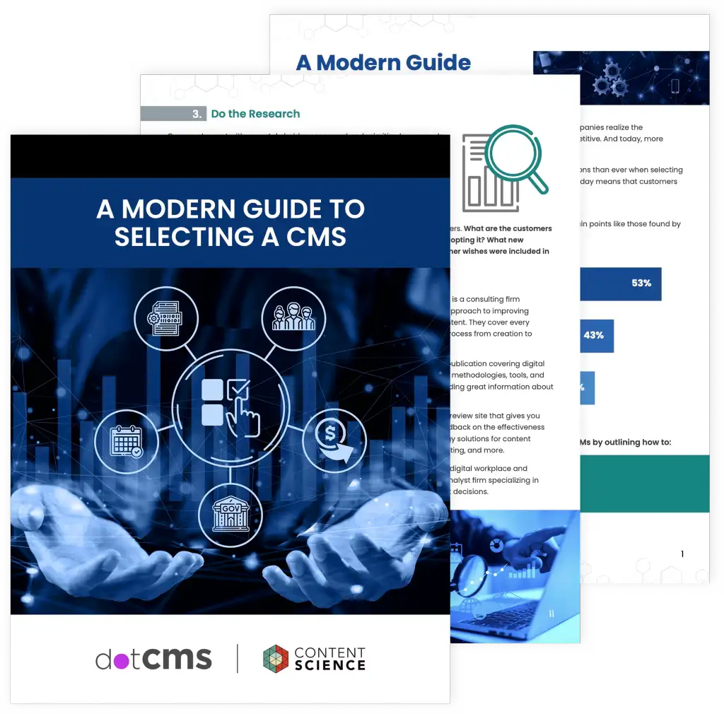 Modern Guide to Selecting a CMS