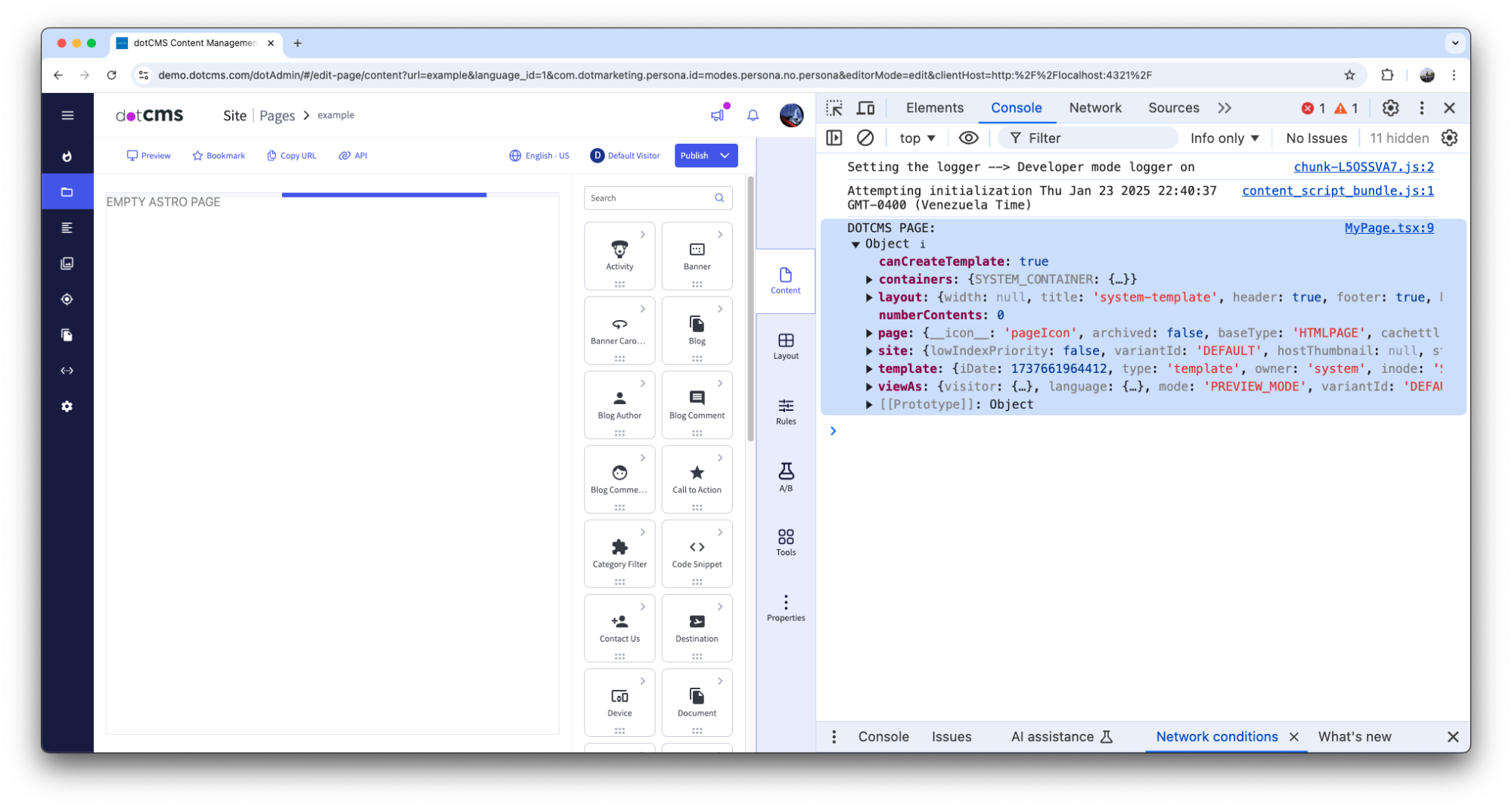 How to Integrate Your Astro App with dotCMS Using the JavaScript SDK