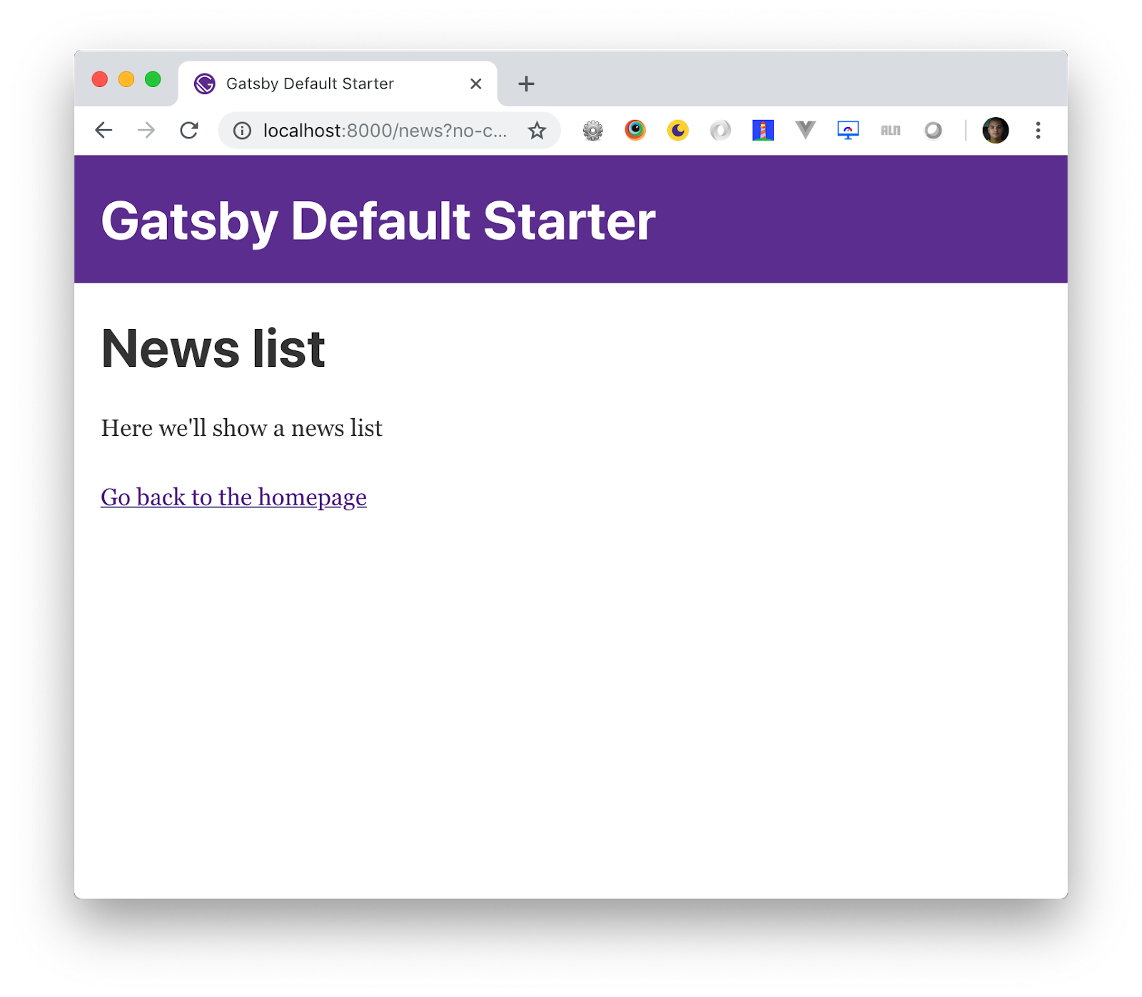 gatsby-default-starter